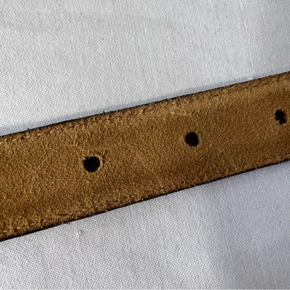 Harley Davidson Brown leather belt size 36 #98475-95V On Split Cowhide USA - Picture 7 of 9